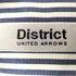 ディストリクトユナイテッドアローズ District UNITED ARROWS ラウンドカラー L/S ストライプシャツ メンズ 40