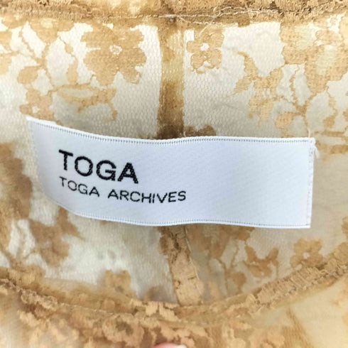 トーガアーカイブス TOGA ARCHIVES Spark Lace Cami スパークレースキャミ フラワー レース レディース M