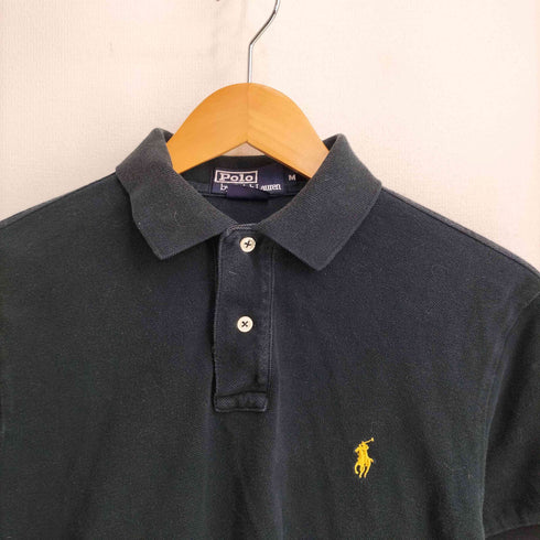 ポロバイラルフローレン Polo by RALPH LAUREN CUSTOM FIT スモールポニー刺繍 半袖ポロシャツ メンズ import:M