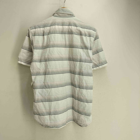 バーバリーブラックレーベル BURBERRY BLACK LABEL ボーダー 半袖ポロシャツ メンズ JPN:2