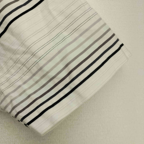 バーバリーブラックレーベル BURBERRY BLACK LABEL ボーダー 半袖ポロシャツ メンズ JPN:2