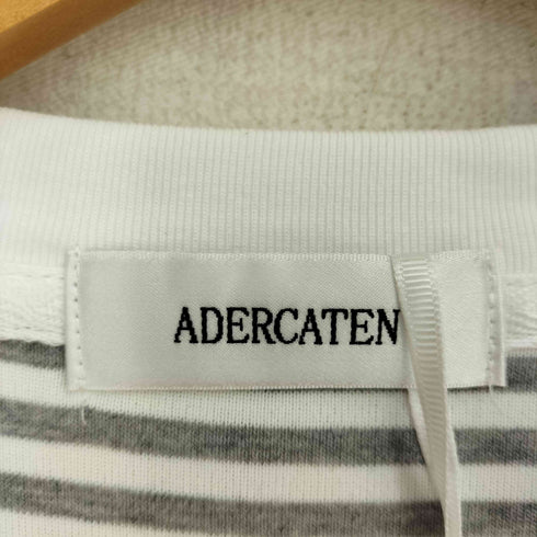 ADERCATEN 裾ドロスト ボーダー ロングスリーブカットソー メンズ JPN:L