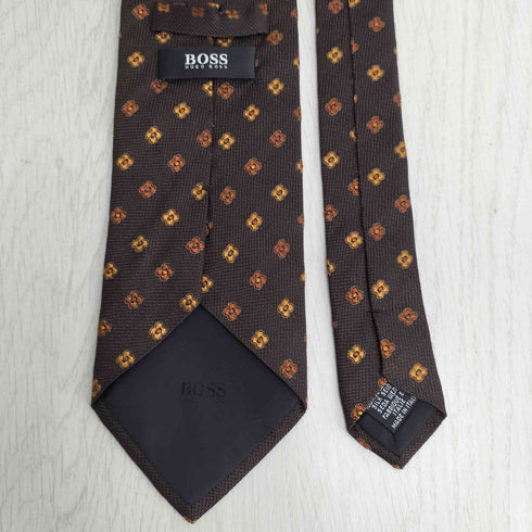 ヒューゴボス HUGO BOSS シルク100 総柄 ネクタイ メンズ