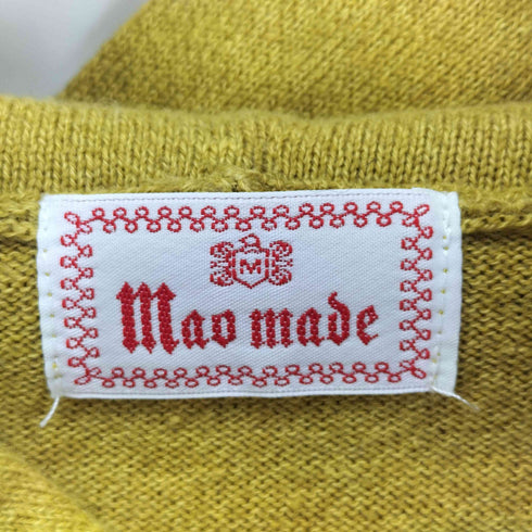 マオメイド mao made やわらかコットン 異ゲージリブ ニット パーカ レディース FREE