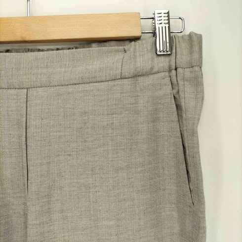 エムエムシックスメゾンマルジェラ MM6 Maison Margiela 16aw イタリア製 レーヨン混 ウール イージー スラックス テーパードパンツ レディース EUR:40
