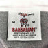 バーバリアン BARBARIAN カナダ製 バンドカラー ボーダー ラガーシャツ メンズ import:M