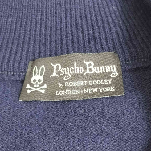 サイコバニー Psycho Bunny アーガイル ジップアップ カーディガン メンズ import:M