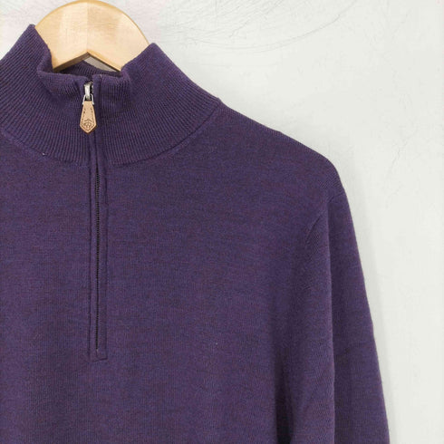 ブルックスブラザーズ BROOKS BROTHERS saxon wool ハーフジップ ニット メンズ import:S