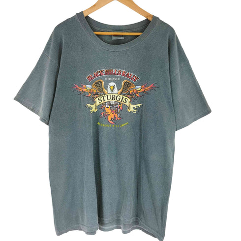ヘインズ Hanes 90S STURGIS MOTORCYCLE RALLY Tシャツ メンズ JPN:L