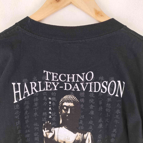 ハーレーダビッドソン HARLEY-DAVIDSON 00S MADE IN USA 両面プリント 半袖 Tシャツ メンズ JPN:M