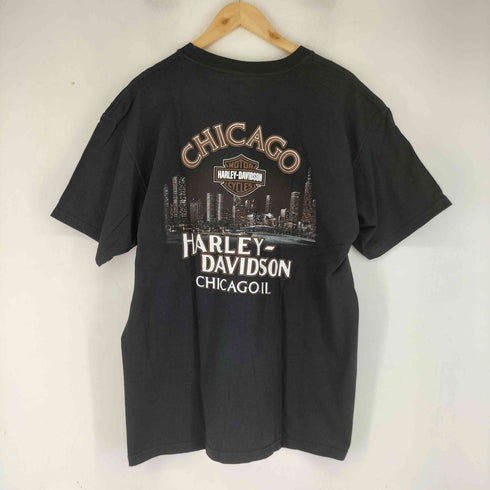 ハーレーダビッドソン HARLEY-DAVIDSON 00S MADE IN USA 両面プリント 半袖 Tシャツ メンズ JPN:M