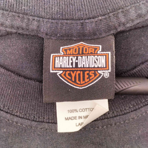 ハーレーダビッドソン HARLEY-DAVIDSON 00S MADE IN USA 両面プリント 半袖 Tシャツ メンズ JPN:M