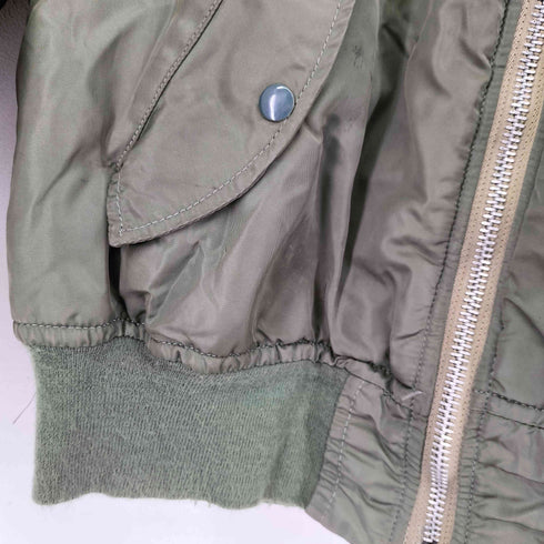 アルファインダストリーズ ALPHA INDUSTRIES 90S MADE IN USA IDEALジップ MA-1 ジャケット メンズ JPN:M