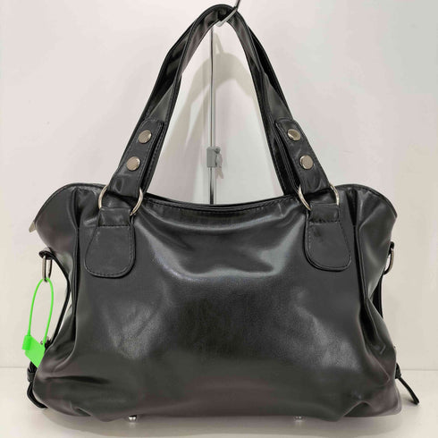 2WAY フェイクレザー ショルダーバッグ レディース