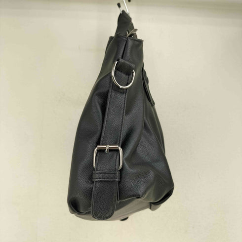 2WAY フェイクレザー ショルダーバッグ レディース