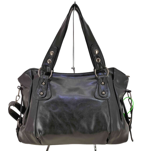 2WAY フェイクレザー ショルダーバッグ レディース