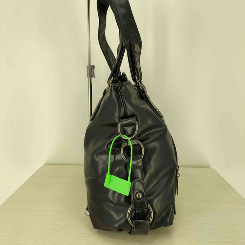フェイクレザー ジップギミック 2WAY ショルダーバッグ レディース