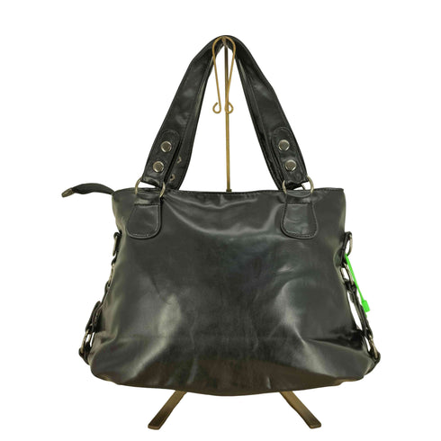 フェイクレザー ジップギミック 2WAY ショルダーバッグ レディース