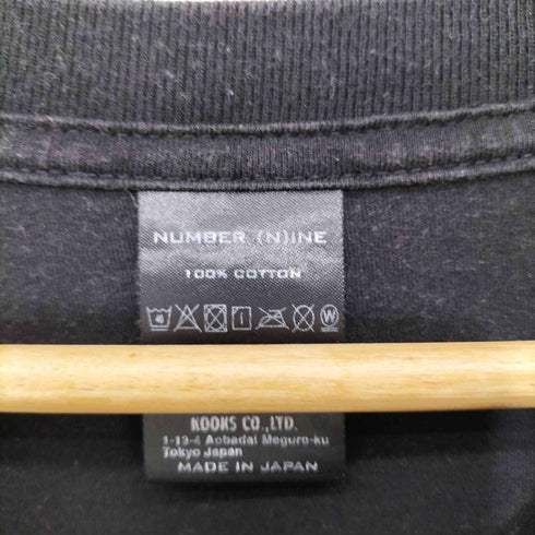 N NUMBER N(N)ボックスロゴ & ナンバーナインバックロゴ Tシャツ メンズ JPN:4