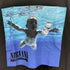 NEVERMIND CDジャケット プリント バンドTシャツ バンT メンズ import:M