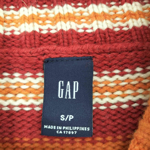 ギャップ Gap 00S OLD マルチボーダータートルネックニット レディース JPN:S