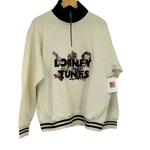 キャラクターハーフジップスウェット メンズ import:M