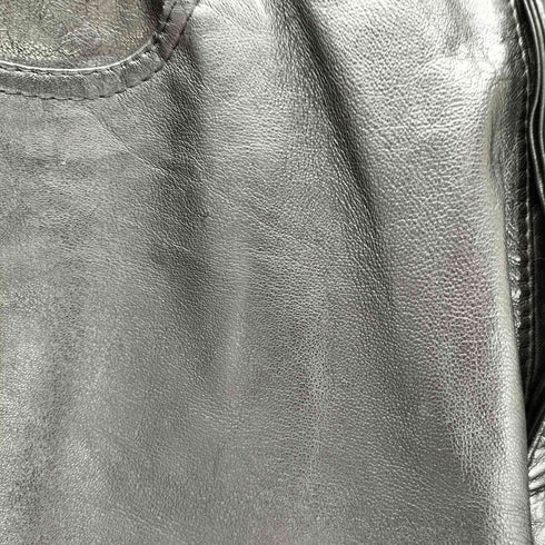euro ユーロ vintage ヴィンテージ Leather レザー 本革 ストレート パンツ メンズ EUR:44-46