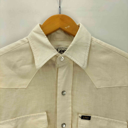 リー Lee 70-80S USA製 ウエスタン L/S シャツ 襟芯 メンズ import:M