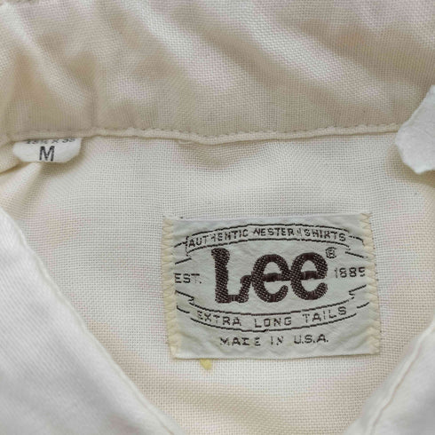 リー Lee 70-80S USA製 ウエスタン L/S シャツ 襟芯 メンズ import:M