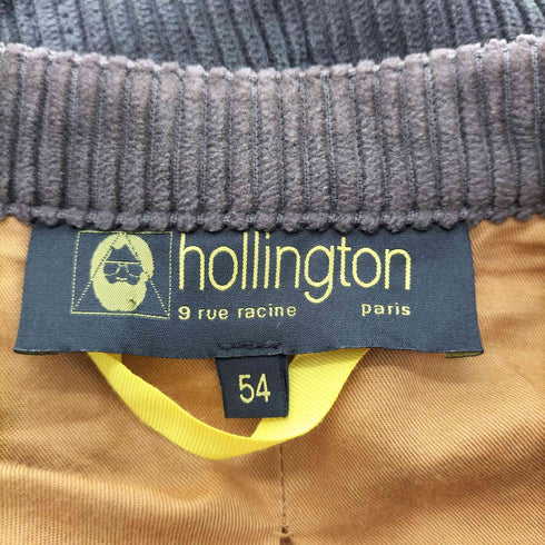 hollington MADE IN FRANCE EURO WORK フランス製 スタンドカラー コーデュロイ カバーオール ジャケット ユーロ ワーク メンズ EUR:54