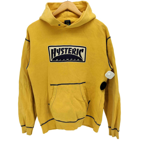 ヒステリックグラマー HYSTERIC GLAMOUR 90s Hタグ ボックスロゴ プルオーバーパーカー レディース FREE