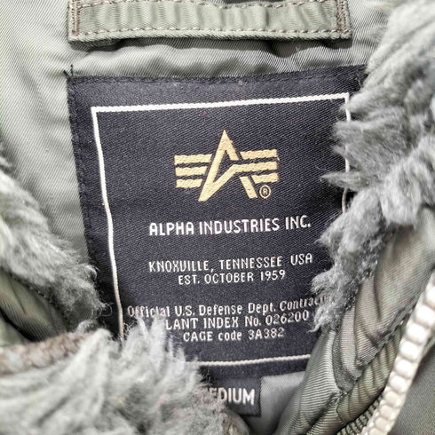 アルファインダストリーズ ALPHA INDUSTRIES N-3B フライトジャケット メンズ JPN:M
