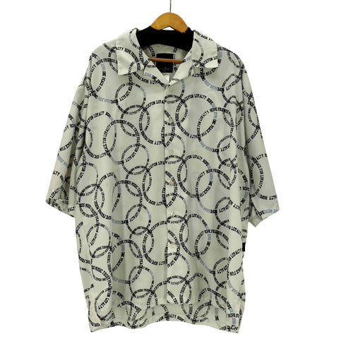 ショーンジョン Sean john サークル ロゴ オープンカラー シャツ 開襟 メンズ import:XXL
