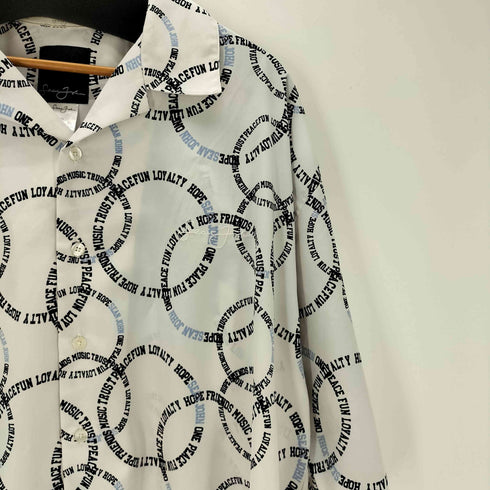 ショーンジョン Sean john サークル ロゴ オープンカラー シャツ 開襟 メンズ import:XXL