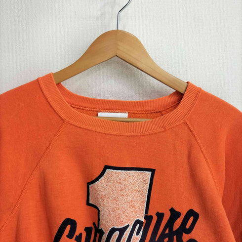バセットウォーカー BASSETT WALKER 80S-90S SYRACUSE UNIVERSITY シラキュース アメリカ製 ラグラン カレッジスウェット メンズ XL