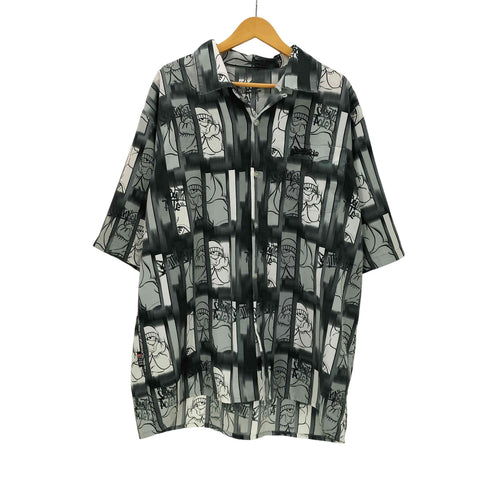サウスポール SOUTHPOLE 90-00S Bボーイ 総柄 オープンカラー 開襟 S/S シャツ B系 メンズ
