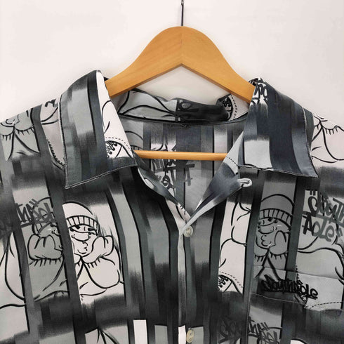サウスポール SOUTHPOLE 90-00S Bボーイ 総柄 オープンカラー 開襟 S/S シャツ B系 メンズ