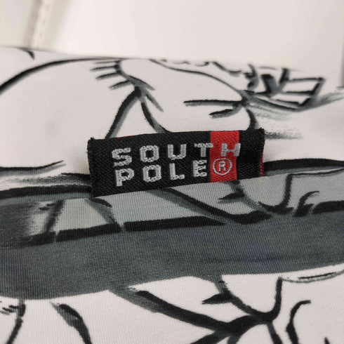 サウスポール SOUTHPOLE 90-00S Bボーイ 総柄 オープンカラー 開襟 S/S シャツ B系 メンズ