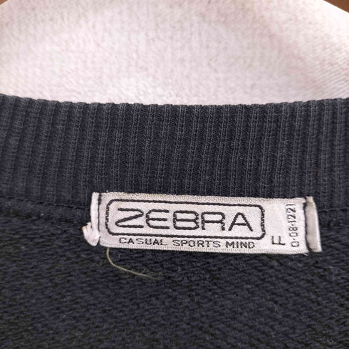 ZEBRA CASUAL SPORTS MIND ゼブラ カジュアル スポーツ マインド バックプリント スウェット メンズ LL
