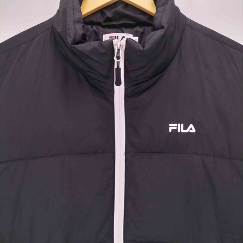 フィラ FILA ロゴ刺繍 中綿 ジップアップ ジャケット メンズ import:L