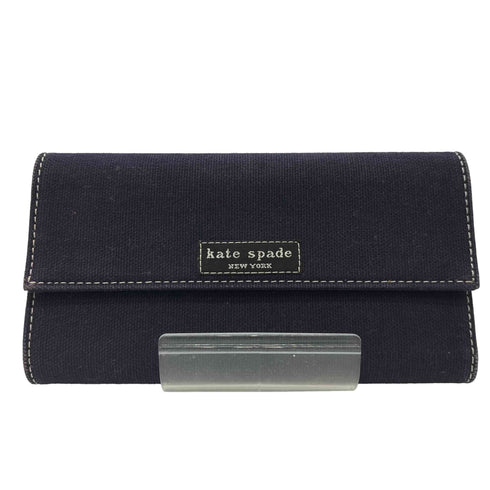 ケイトスペード Kate spade キャンバス カードケース 長財布 レディース