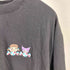 クルーネック キャラクター 刺繍 半袖 Tシャツ レディース M