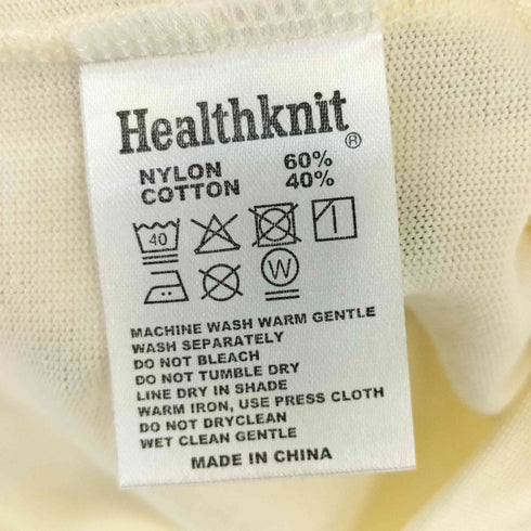 ヘルスニット Healthknit キャラクタープリント フットボール Tシャツ レディース