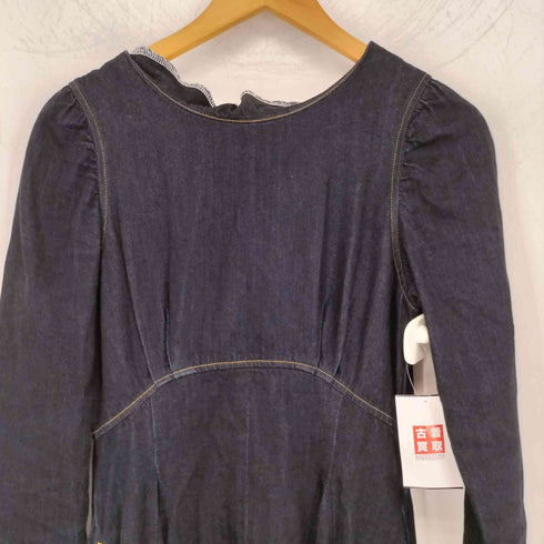 マウジー moussy PUFF SLEEVE DENIM DRESS レディース JPN:1