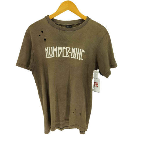 N NUMBER 05SS NIGHT CRAWLER 期 ナイト期 本人期 散弾銃ダメージ加工 S/S Tシャツ archives メンズ 2