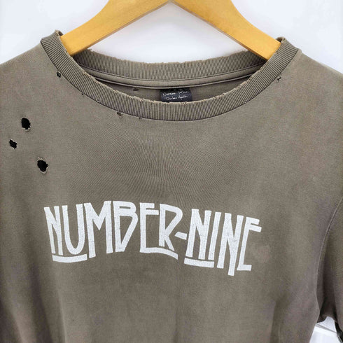 N NUMBER 05SS NIGHT CRAWLER 期 ナイト期 本人期 散弾銃ダメージ加工 S/S Tシャツ archives メンズ 2