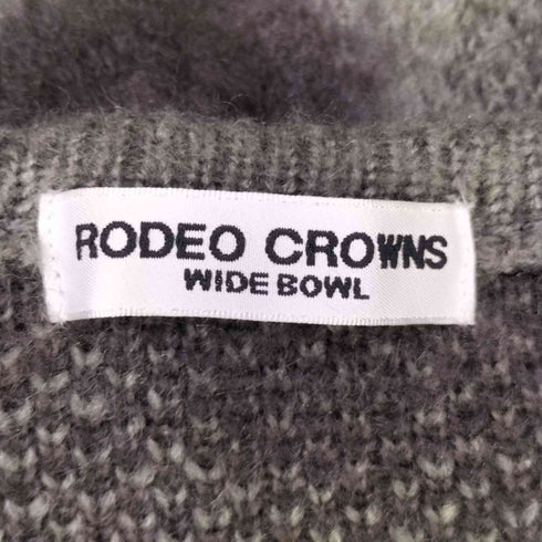 ロデオクラウンズワイドボウル RCWB/RODEO CROWNS WIDE BOWL パターン シャギーニット カーディガン メンズ JPN:L