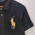 ポロバイラルフローレン Polo by RALPH LAUREN 90S 香港製 ビッグポニー 刺繍 ナンバリング 鹿の子 S/S ポロシャツ メンズ import:M