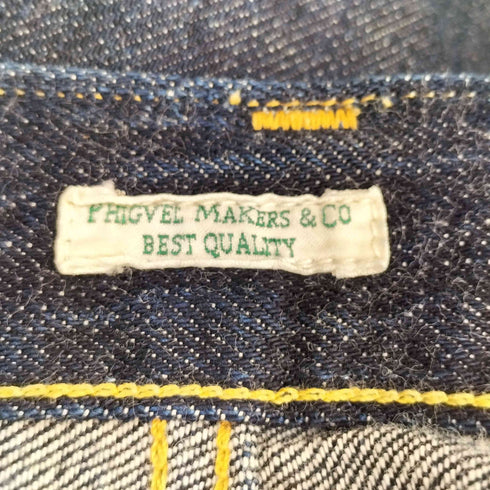 フィグベルメーカーズアンドコー PHIGVEL MAKERS & Co. 303 CLASSIC JEANS クラシック ストレート デニム パンツ メンズ