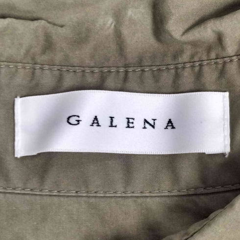 GALENA パールボタンオーガンジー切替ドルマンブラウス レディース JPN:38